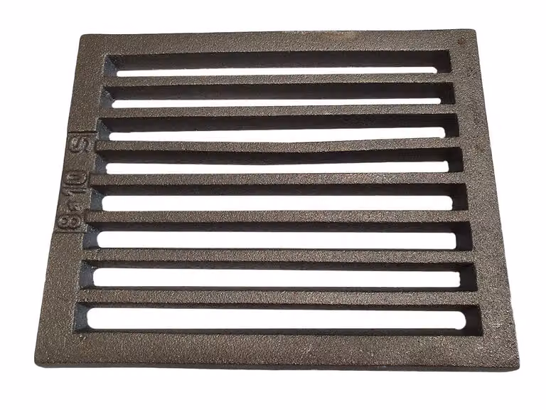 griglia piatta 250x160 mm, ghisa
