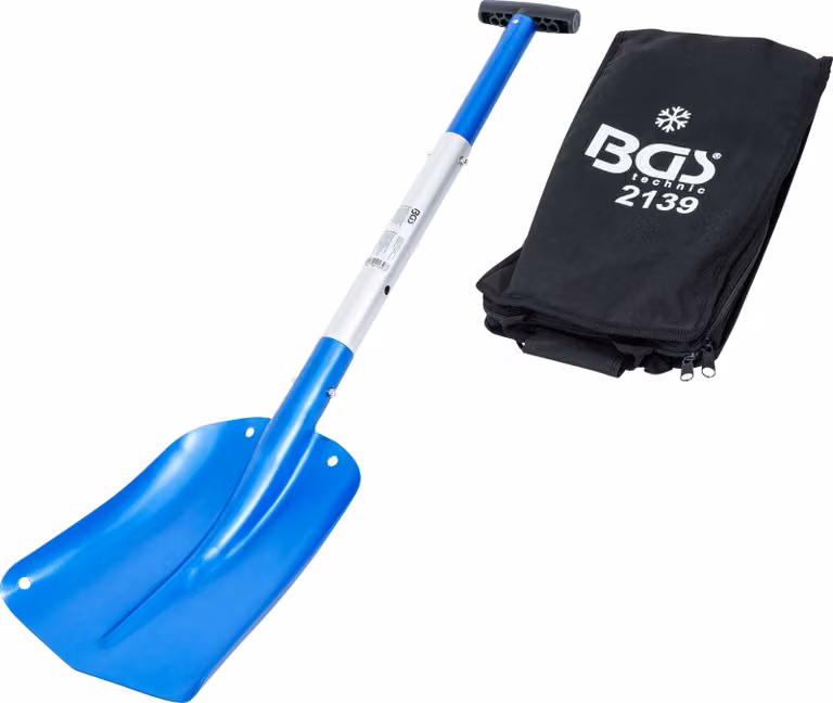 BGS Pala da neve in alluminio con manico a innesto rapido - 2139