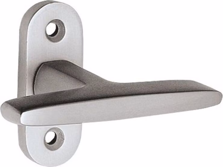 maniglia per finestra edi 1511/0000 Alu.F2/argento nichelato maniglia a croce da 35 mm - 1511/0000/02