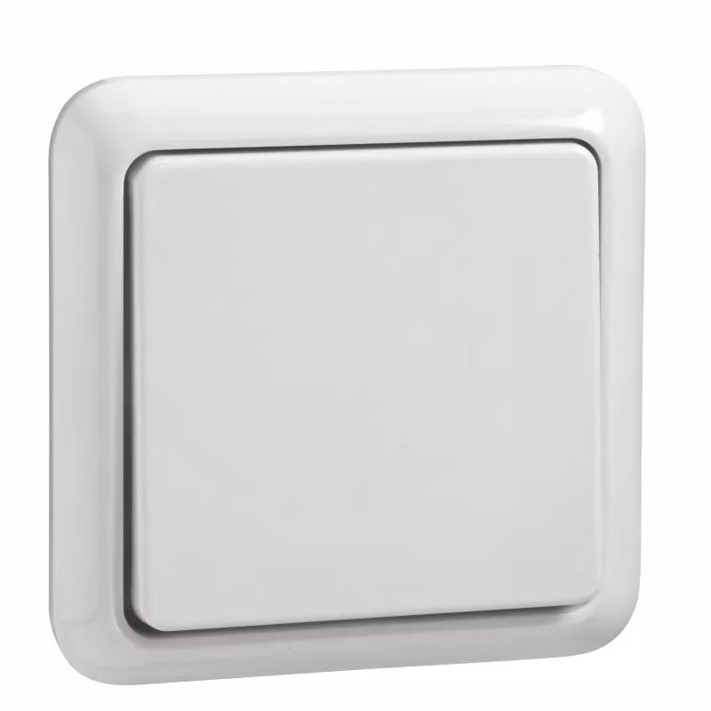 Interruttore universale da incasso IP44 bianco puro - Interruttore da incasso bianco 221604