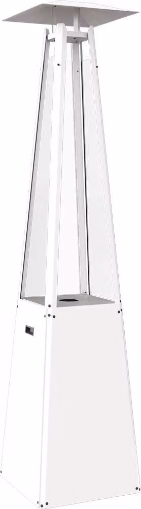 UMBRELLA vernice acciaio BIANCO con tubo e regolatore