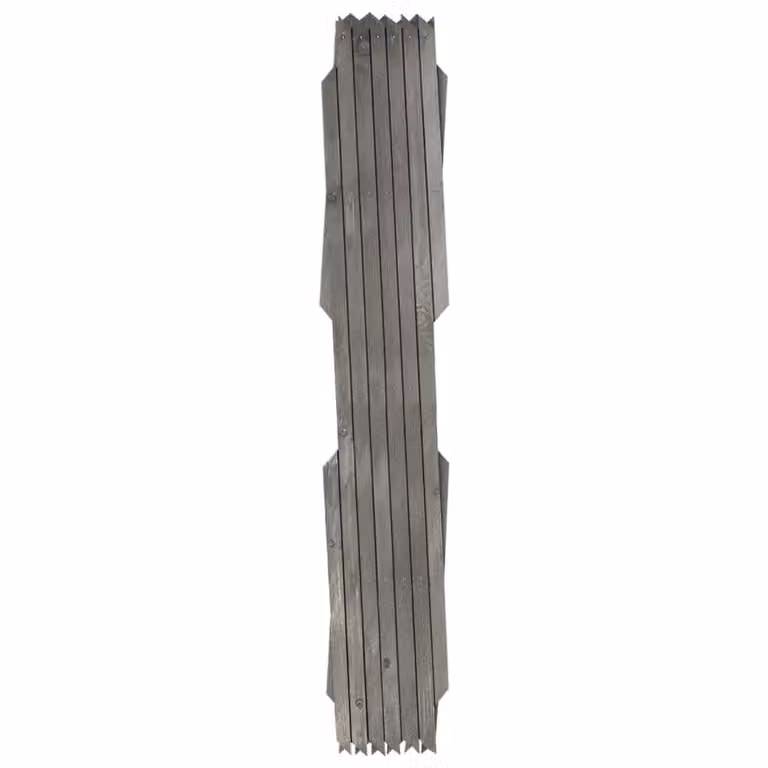 vidaXL Recinzioni a traliccio 5 pz. Legno massiccio di abete grigio 180x60 cm
