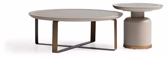 Komplette Couchtisch Beistelltisch Beige Sofatisch Metall Wohnzimmer