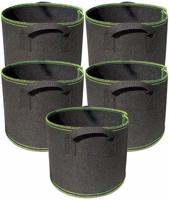 Vasi da giardino resistenti - ottimo drenaggio - set da 5 - tessuto non tessuto