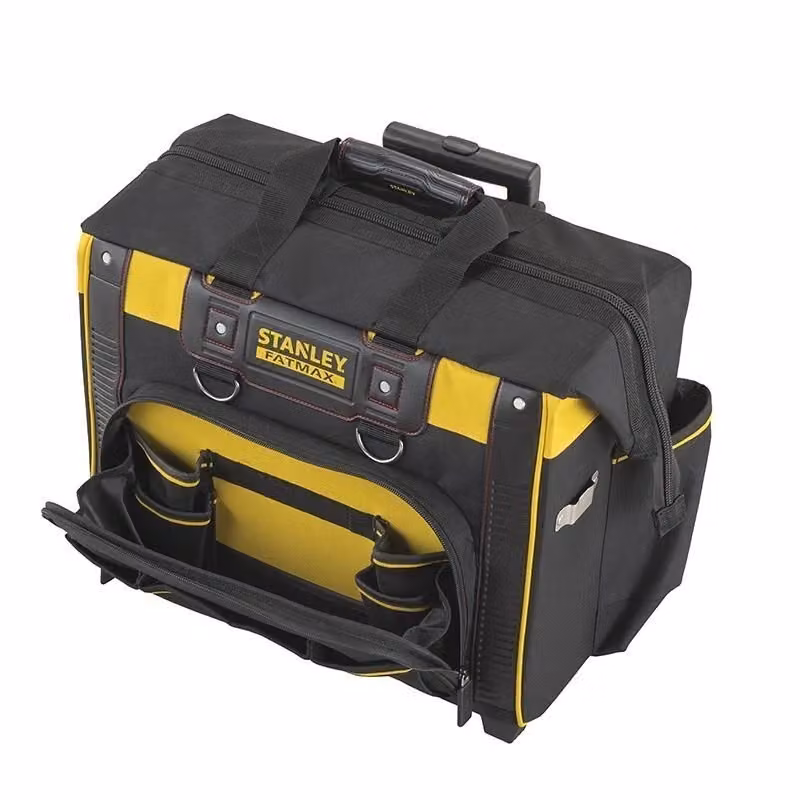 Borsa porta utensili con ruote Stanley Fatmax in nylon nero e giallo L/P/H: 50 x 36 x 41 cm – 2