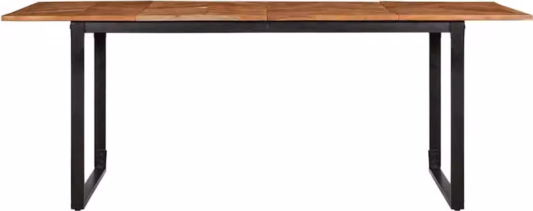 Tavolo da Pranzo 200x100x75 cm in Legno Massello di Acacia