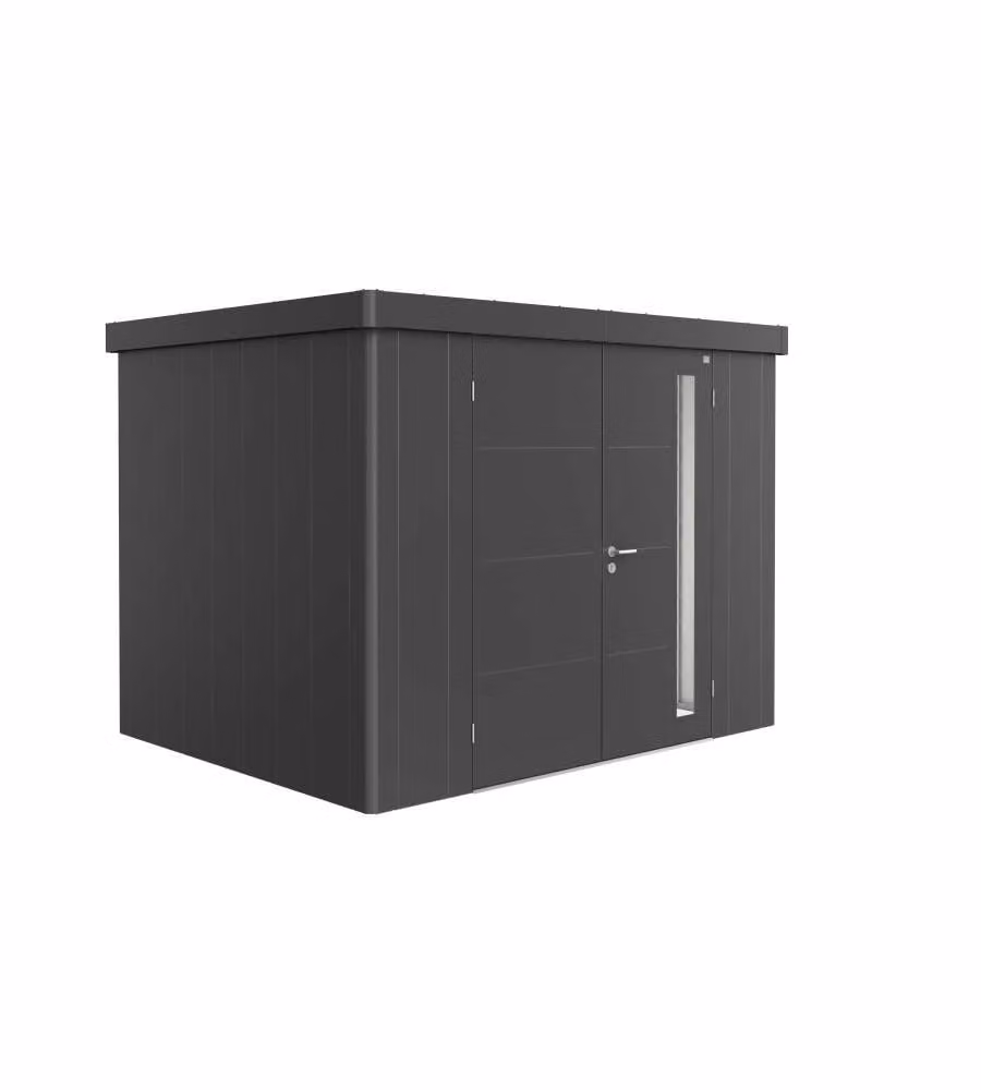 Casetta Neo 2C doppia porta, grigio scuro metallizzato