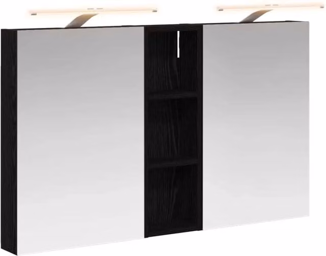 Set di Armadi da Bagno | Armadio da bagno con porta 3 pz 100 x 10,5 x 60,5 cm