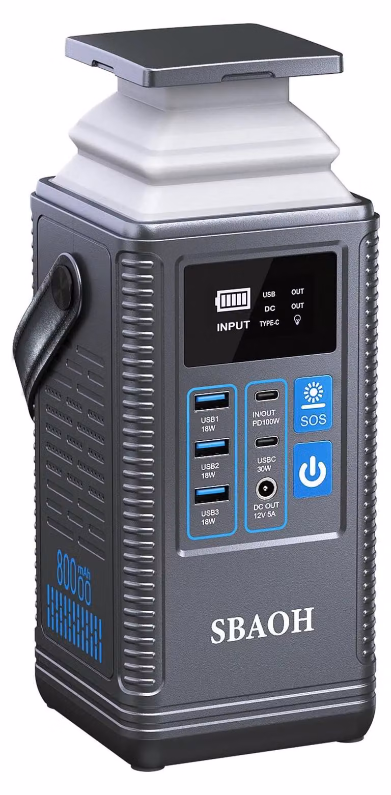 Centralina portatile – Power bank – Generatore solare – Batteria esterna – Alimentatore di emergenza