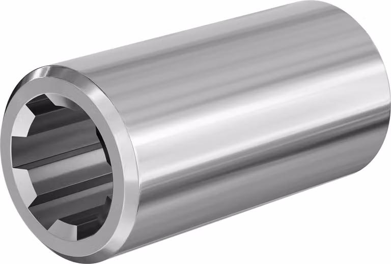 Boccola per albero cardanico tipo A 80 mm per albero multi-spline Albero cardanico con 1 1/8" Z6 6 scanalature Attacco al trattore