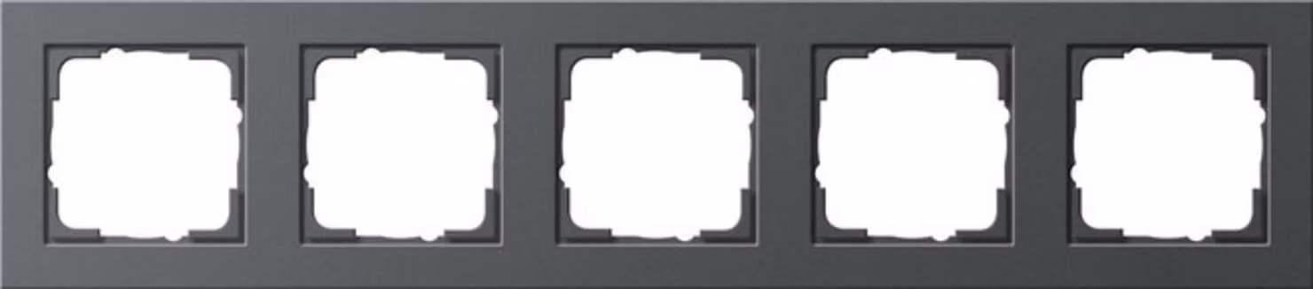 Cornice Gira a 5 moduli, E2, antracite, 1 pz.