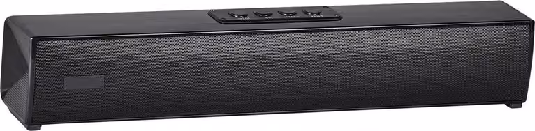 Soundbar per Smart TV, 2.0 canali, altoparlanti TV compatti da 450 mm per proiettori, connessione Bluetooth AUX, telecomando, facile configurazione, sistema audio surround da 80 W per PC e home theater.