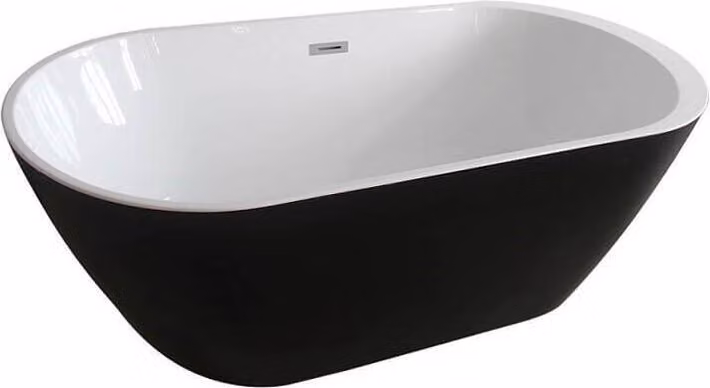 Vasca da bagno freestanding Codo Black Edition 170 x 80 x 58 cm