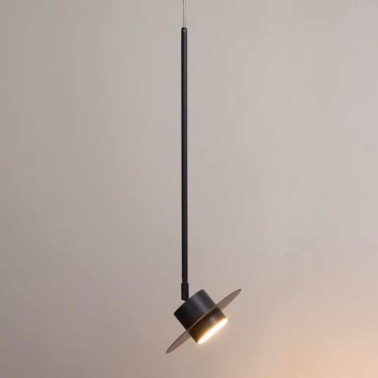 Lampada a sospensione CHARLIE nera 1xGX53x12W in metallo, dimensioni: 150x20x20 cm, IP20, Sigma Lighting