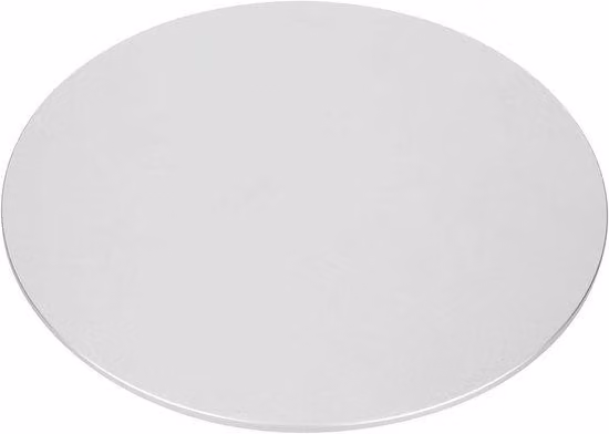 Supporto per monitor con rotazione a 360° e base girevole, colore argento. Dotato di funzione antiscivolo, adatto per scrivanie e uffici. Ideale per un utilizzo ergonomico.