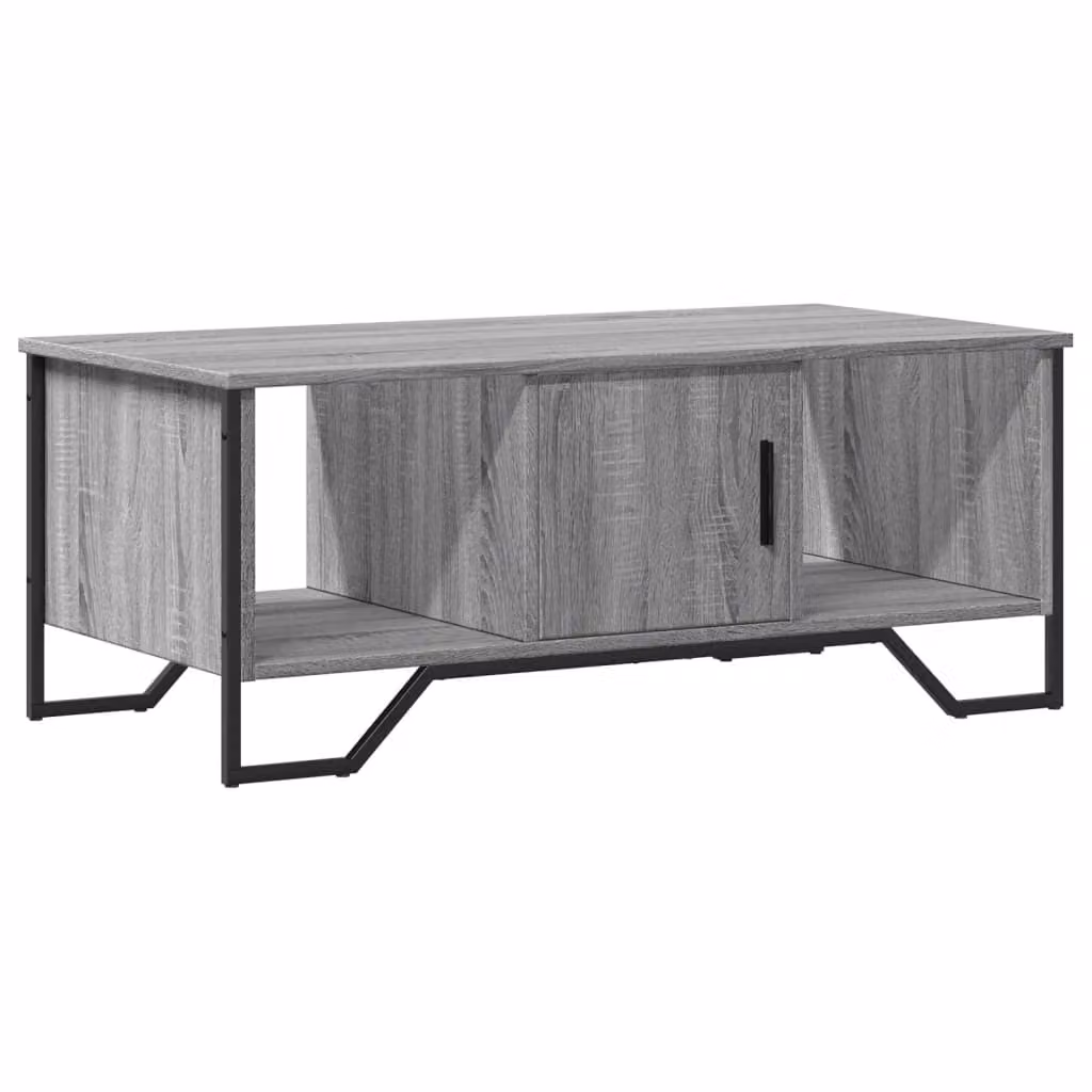 Tavolino da Salotto Grigio Sonoma 100x51x40cm Legno Multistrato