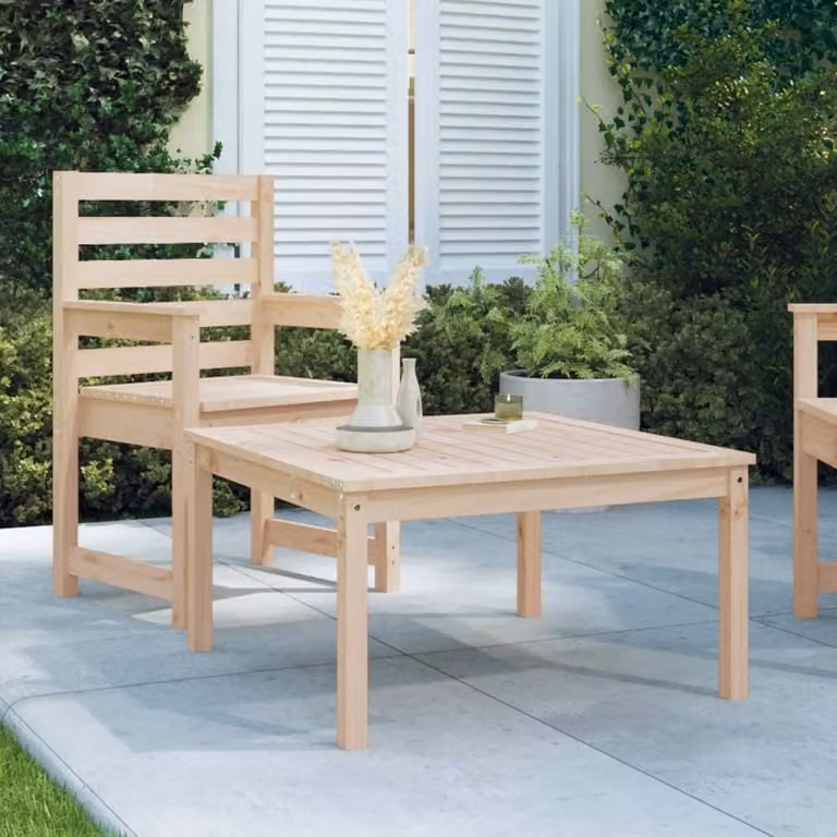 Maison Exclusive - Tavolo da giardino 82,5x82,5x45 cm in legno massello di pino