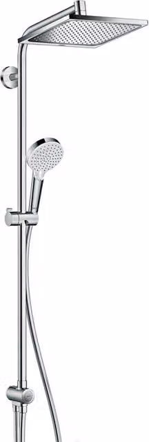 Colonna doccia con miscelatore termostatico Hansgrohe Crometta E 240 Reno in finitura cromo