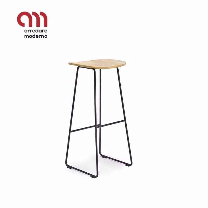 Sgabello Klejn bar stool wood Infiniti Design