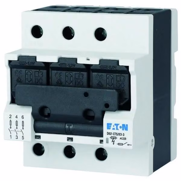 Fusibile sezionatore 63A 3P D02 D02-LTS/63-3 114320