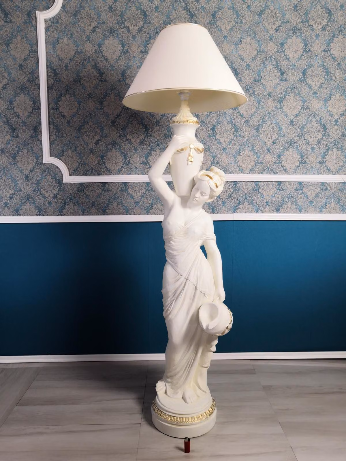 Wohnzimmer Stehlampe Leuchte Steh Leuchten XXL Design Lampe Figur Skulptur