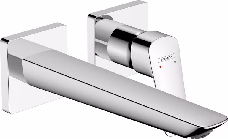 hansgrohe Logis Mitigeur de lavabo Fine, encastré, saillie 206mm, vidage non verrouillable, 71256000, 71256000