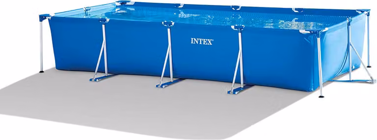 INTEX Frame Pool - Set Famiglia 450 x 220 x 84 cm, colore: blu; 128273NP