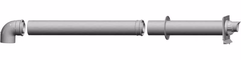 Set per guida orizzontale Wolf DN80/125 2651495