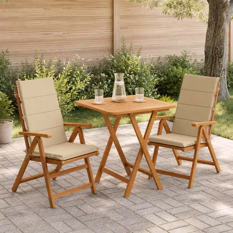 vidaXL Cuscini Bhair Alto Schienale in 2 Pezzi GEMERT 100% Poliestere