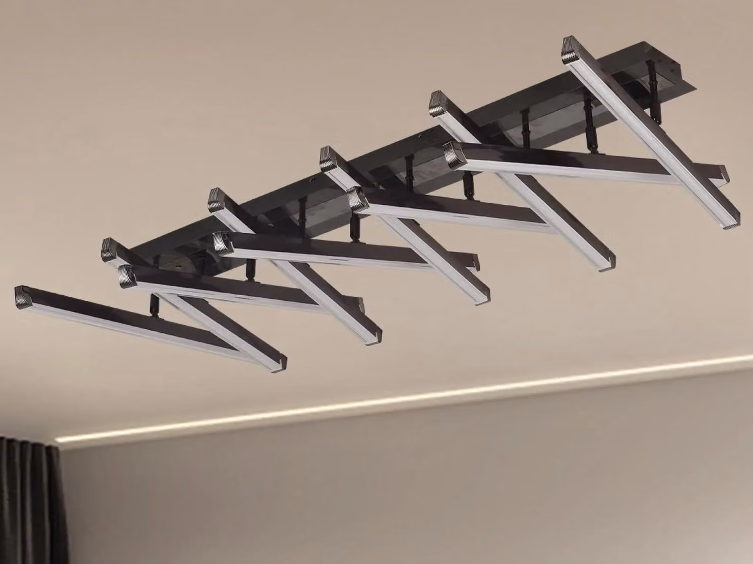 Lampada a soffitto a LED con telecomando, 125W - J3372/BCH