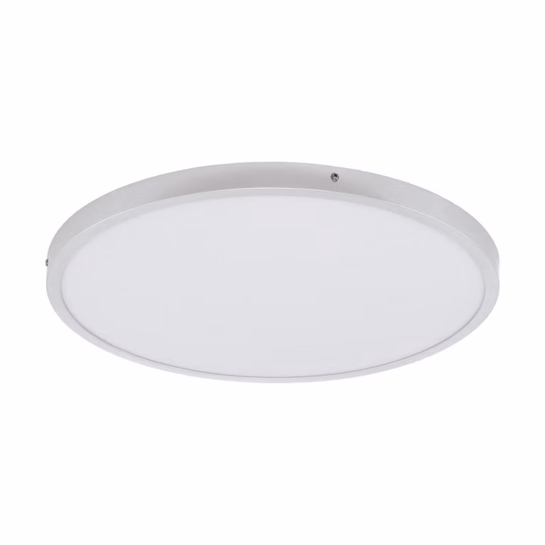 Eglo LED parete e soffitto Fueva 1 argento rotondo Ø50cm 25W 2700lm bianco caldo 3000K
