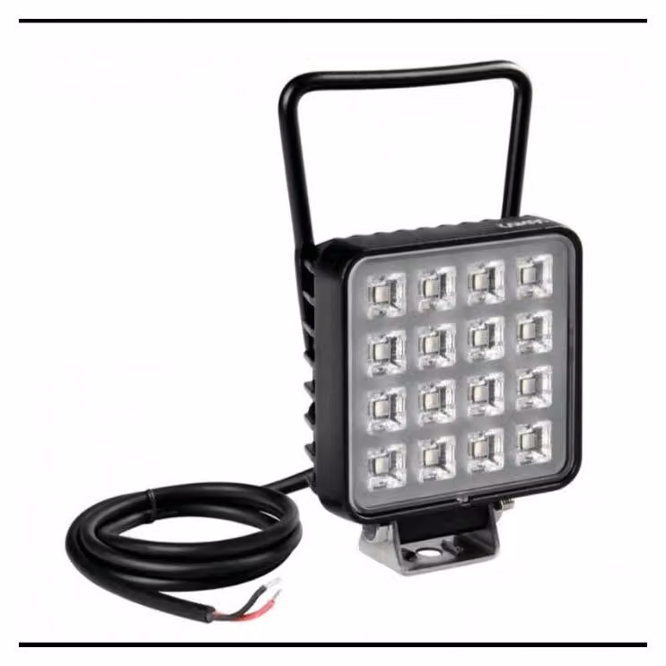 Faro da lavoro a LED da 16 W e 1380 lm con maniglia e interruttore