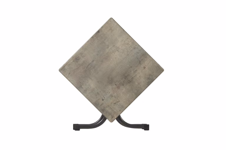 Tavolo acamp Piazza 80x80 cm antracite/cemento