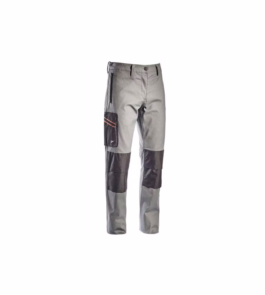 Pantalone Cotone Grigio Xl     Stretch Iso Diadora