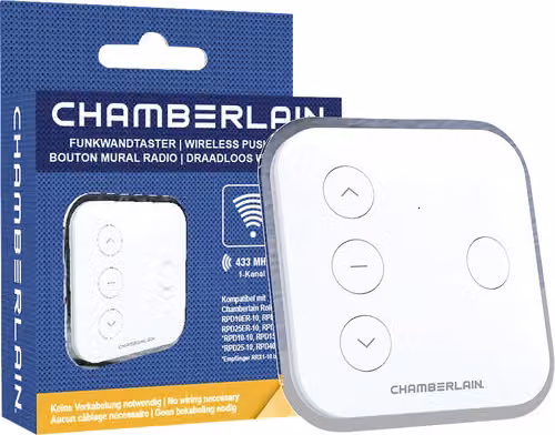 Trasmettitore radio a parete Chamberlain a 1 canale RTXW1-10, per uso interno ed esterno