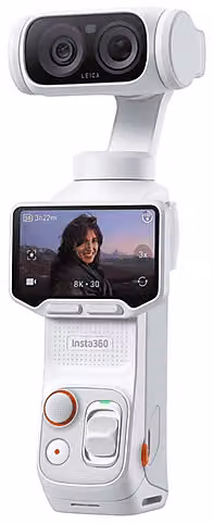 Action Camera Insta360 Luna Ultra con sensore da 1 pollice, colore bianco