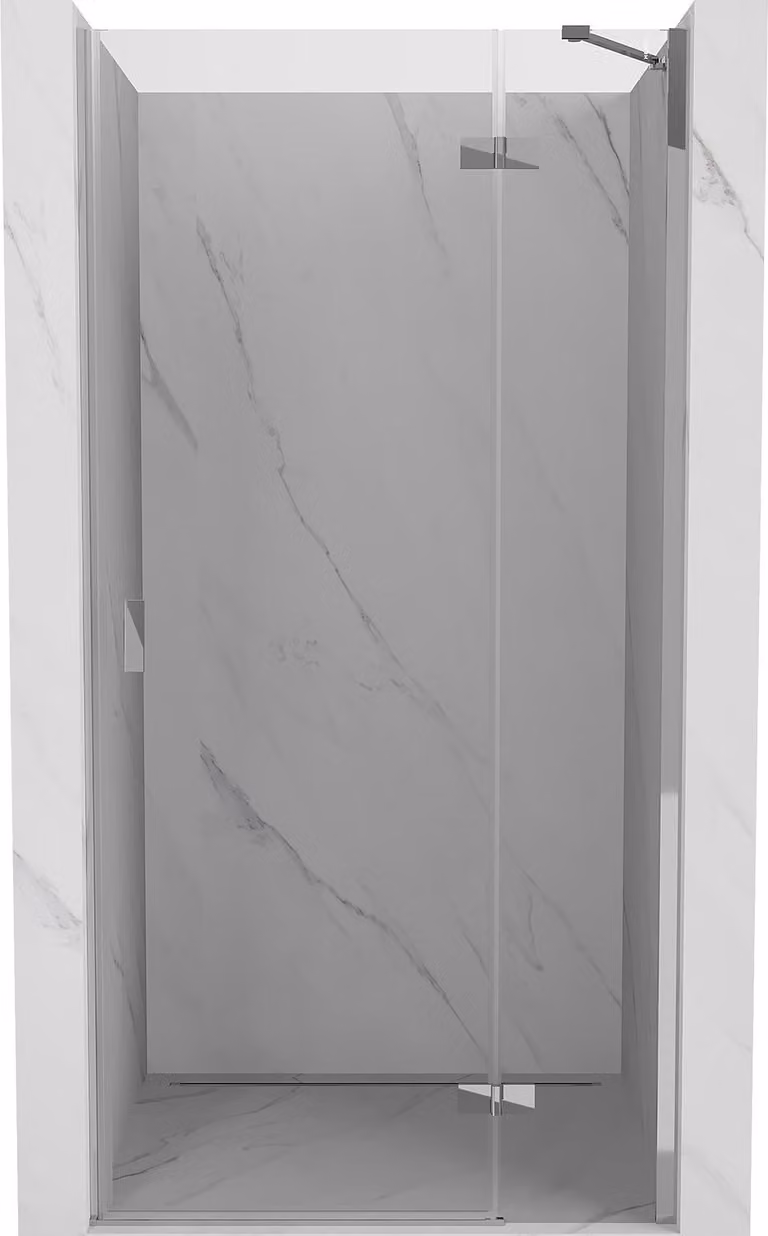 Mexen Mist-H porta doccia battente destra 115 cm, trasparente, cromo - 8A5-115-000-01-00-P