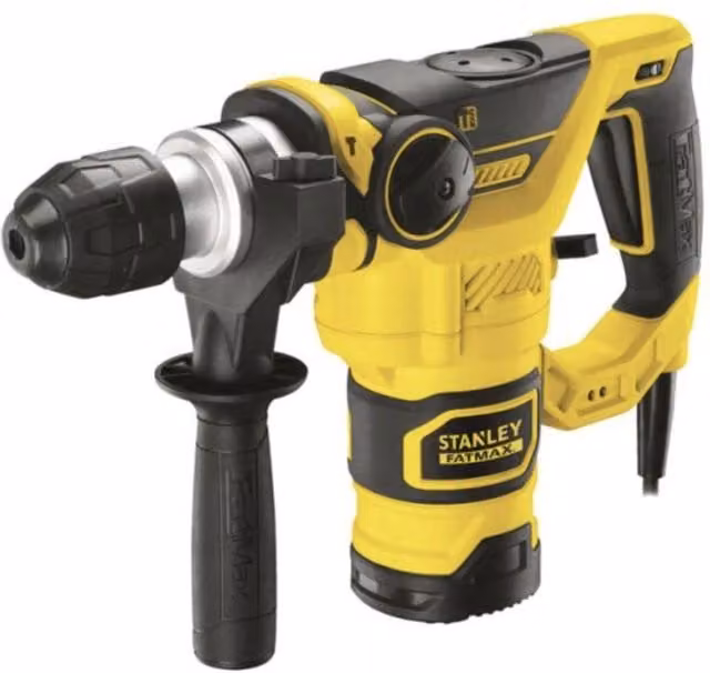 Tassellatore SDS Plus Stanley FME1250K-QS Giallo con alimentazione a rete elettrica