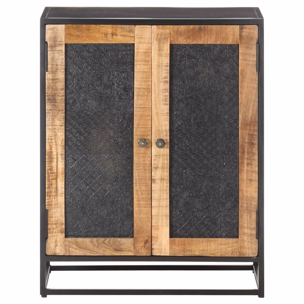 Credenza 60x35x75 cm in Legno Massello di Mango