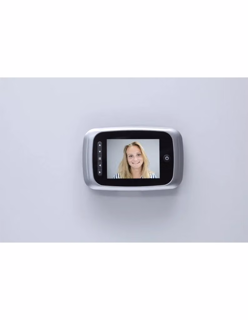Spioncino digitale THIRARD con campanello, visione notturna e angolo di 120 gradi, colore argento – 2
