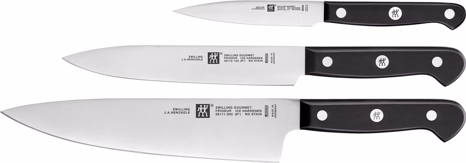 Set di coltelli 3 pezzi serie Gourmet di Zwilling