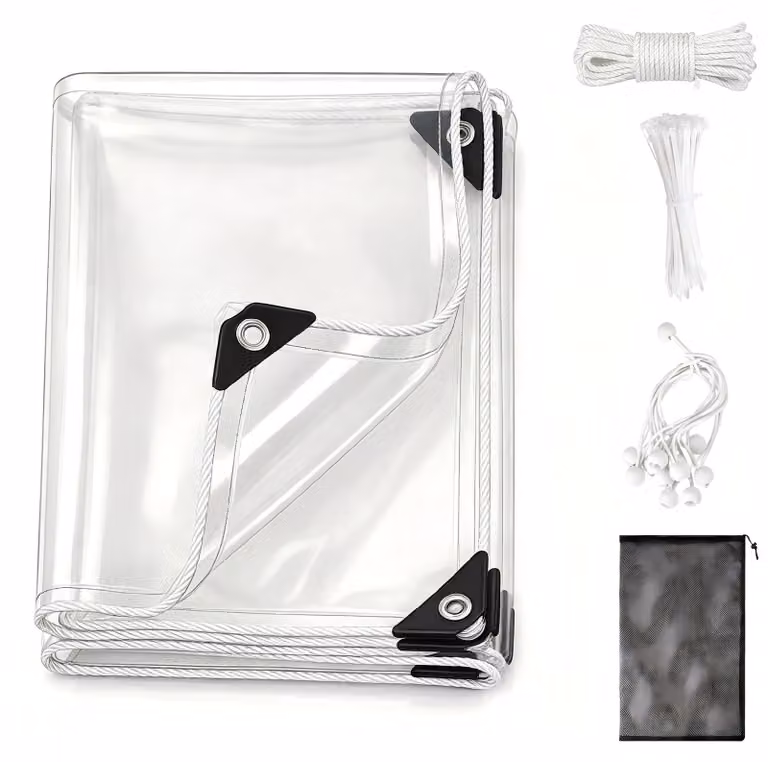 Pellicola trasparente, 240 g/m², dimensioni 2,4 x 3 metri