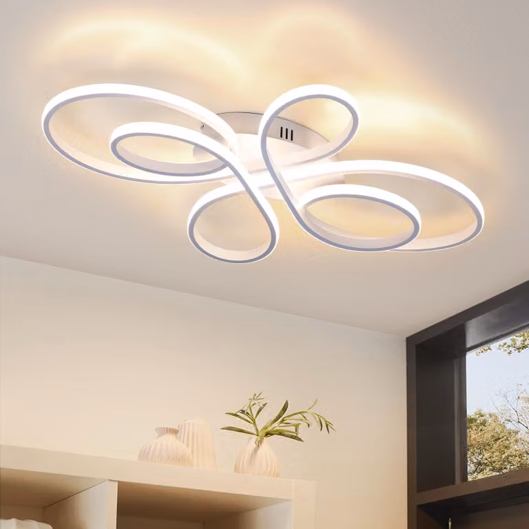 Lampada a soffitto LED ZMH, 30W, ideale per camera da letto, soggiorno, cucina, corridoio e sala da pranzo. Luce calda (3000K), diametro 40 cm