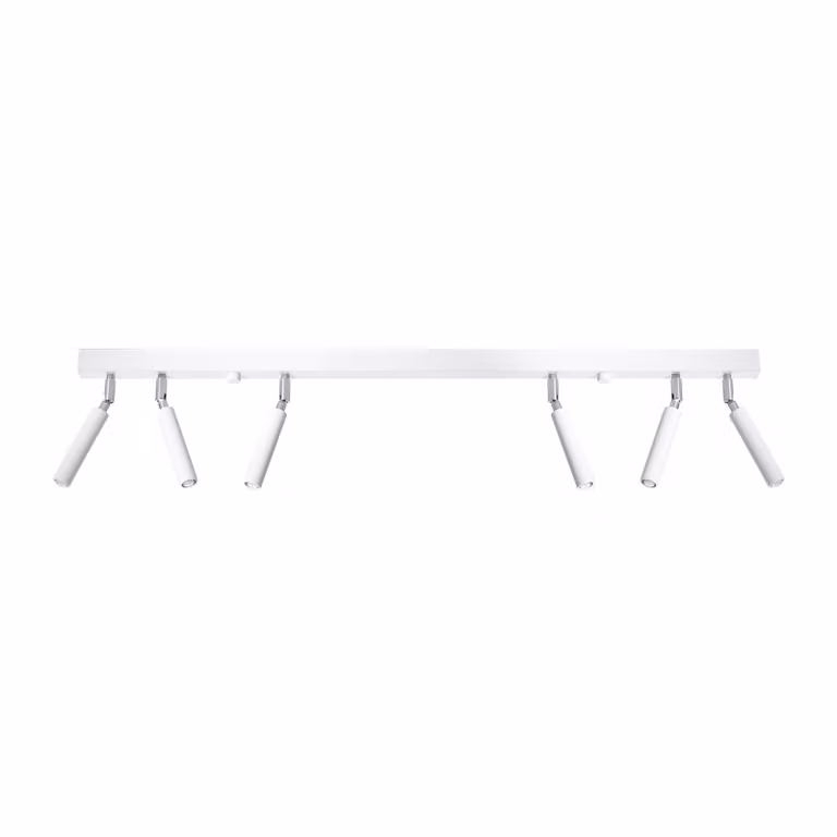 Lampada da soffitto EYETECH 6 bianco 6xG9 8W alluminio 20x3x100cm Sollux Lighting