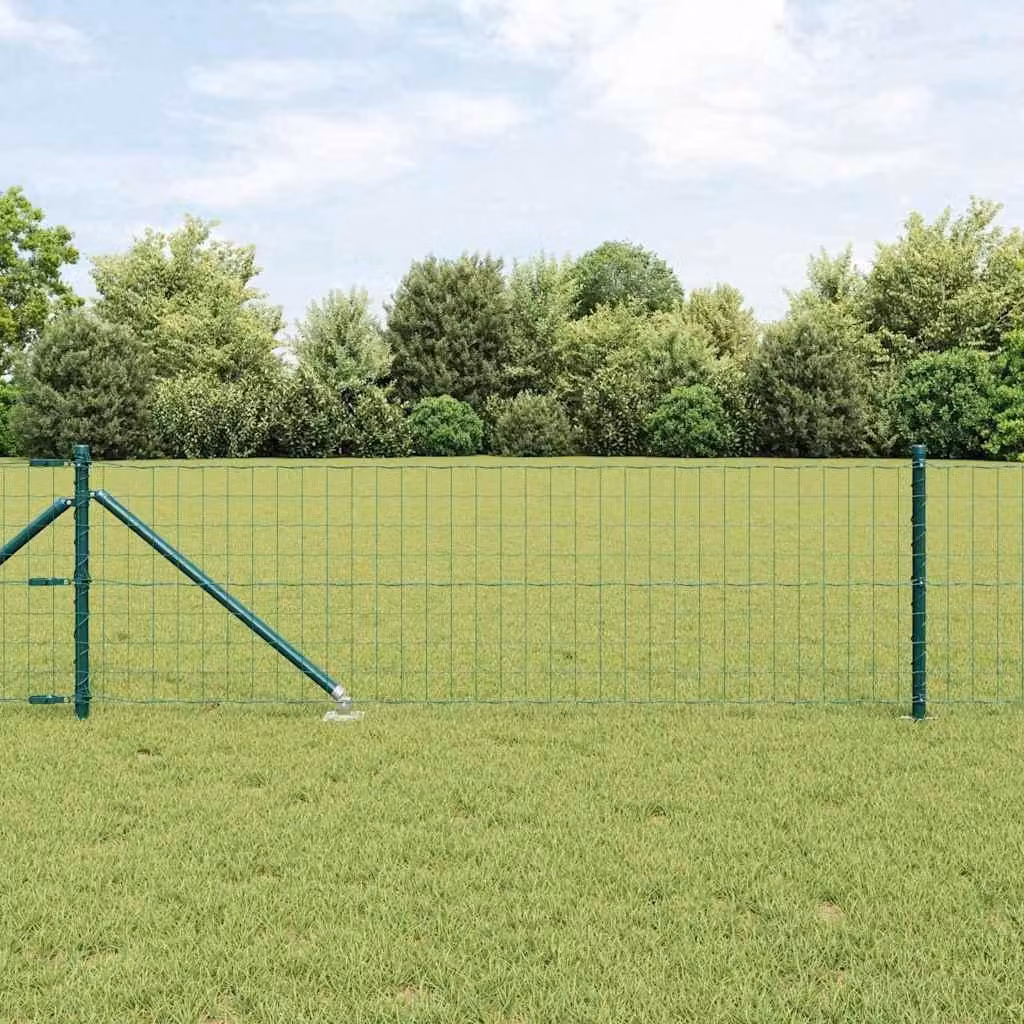 Maison Exclusive - Recinzione con Posto Verde 0,6 x 10 m Acciaio e PVC