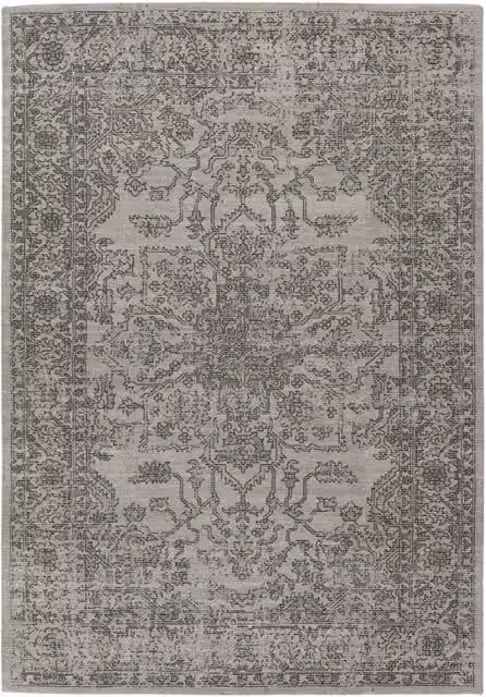 Tappeto Percy 300 Kendra Home in stile vintage e moderno, rettangolare, colori verde, beige e grigio, facile da curare