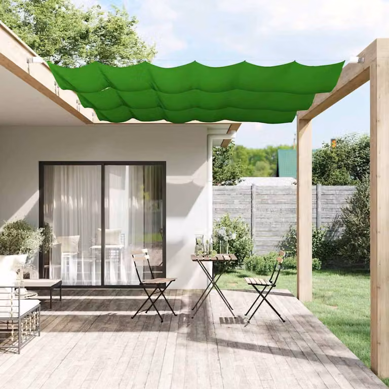 Paravento Verticale vidaXL Verde Chiaro in Poliestere Opaco L: 60 cm, H: 270 cm