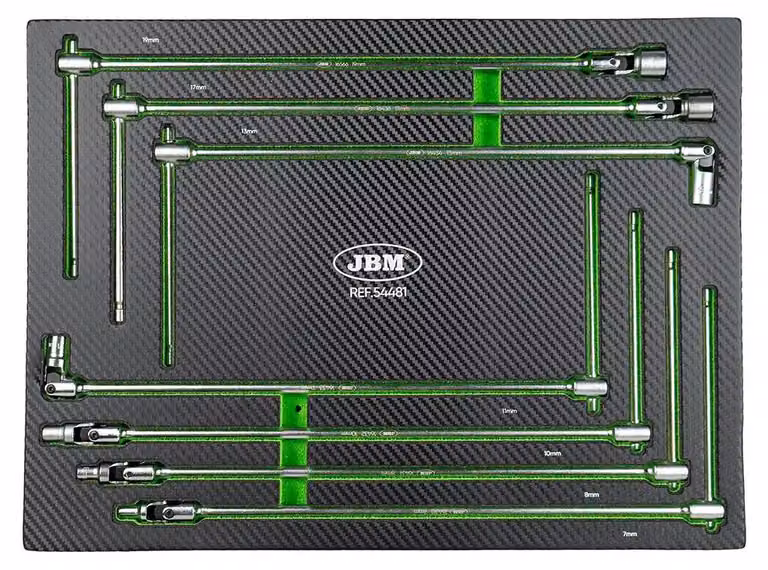 Set di utensili Jbm 7 pezzi verde Verde Taglia unica