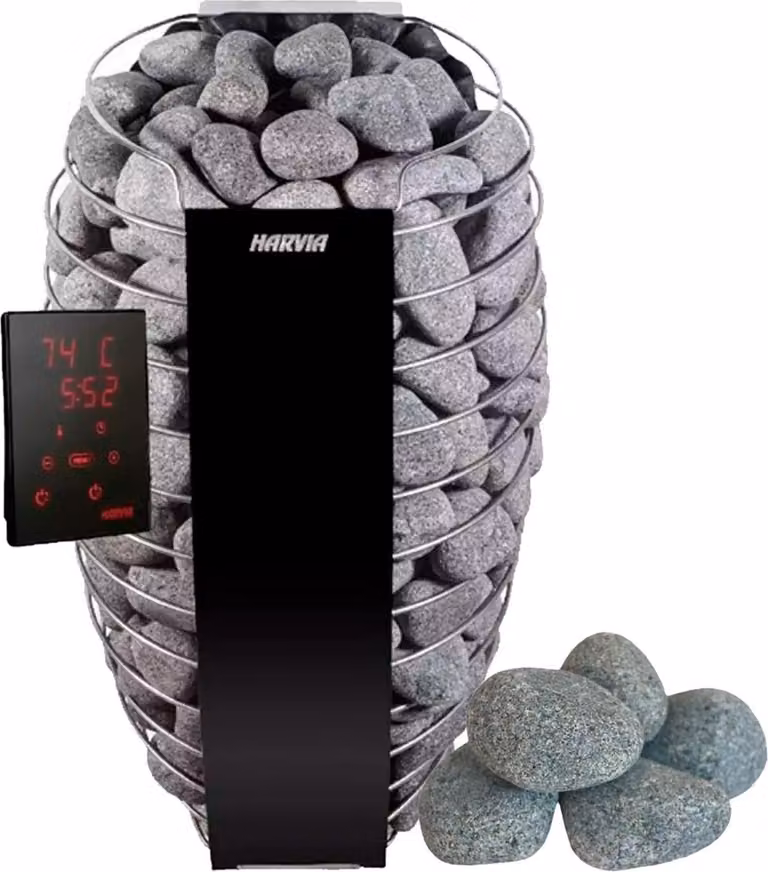 Riscaldatore per sauna Harvia Spirit SP90XW + controllo Xenio WLAN + pietre - 9 kW