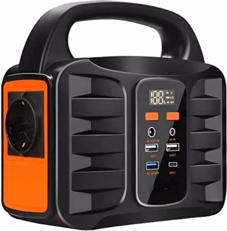 Generatore portatile - Centralina di alimentazione - Gruppo elettrogeno - 99Wh - Include cavi